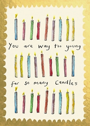 Birthday Too Young Greeting Card