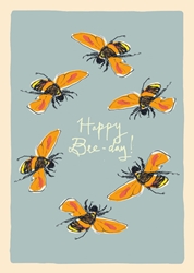 Birthday Bee Greeting Card