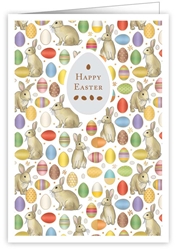 Eggs and Bunnies Easter Card