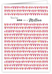 One in a Million Love Card