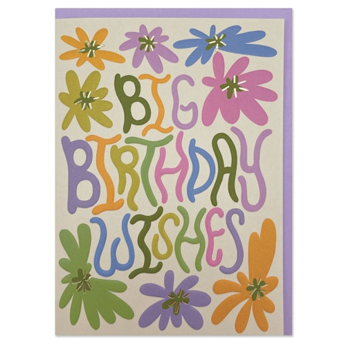 Big Wishes Birthday Card