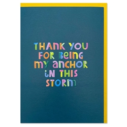 Anchor and Storm Thank You Card
