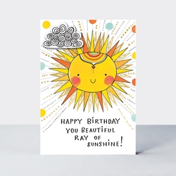 Birthday Sunshine Ray Greeting Card