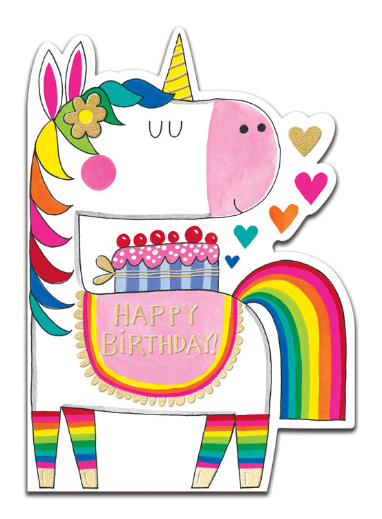 Unicorn Birthday Card