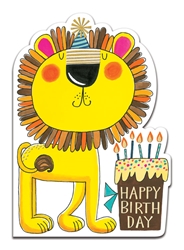 Lion Birthday Card