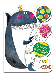 Shark Birthday Card