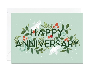 Anniversary Dove Greeting Card