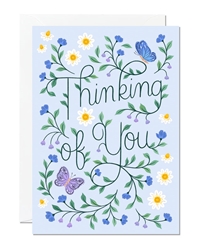 Thinking Of You Vines Greeting Card