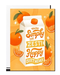 Birthday Zest Greeting Card