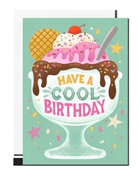 Birthday Ice Cream Greeting Card