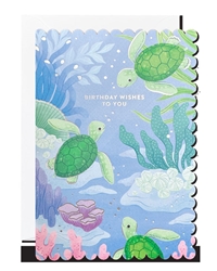 Birthday Turtle Greeting Card