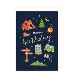 Birthday Camping Greeting Card