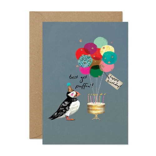 Get Puffin Birthday Card