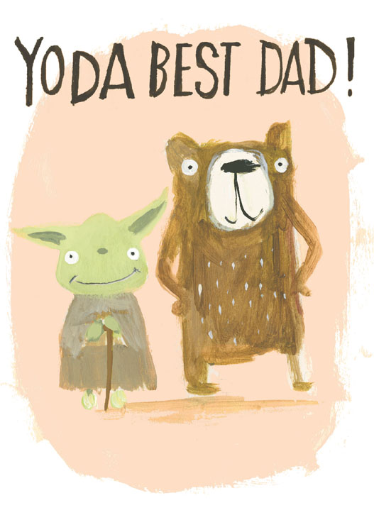 Yoda Best Father's Day Card