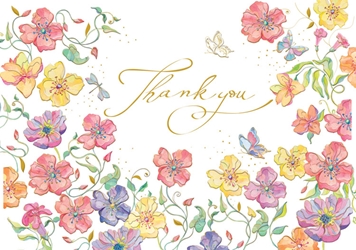 Flowers Thank You Card