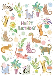 Birthday Cats Card