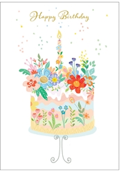 Birthday Cake Greeting Card