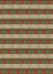 Christmas Floral Sheet Wrap