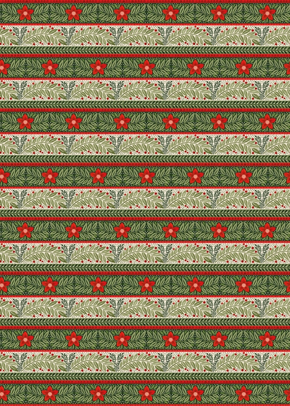 Christmas Floral Sheet Wrap