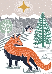 Fox in Snow Boxed Cards