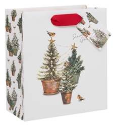 Potted Trees Medium Gift Bag