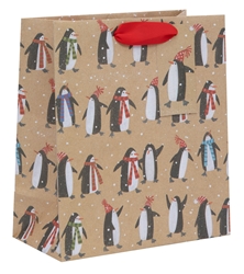 Penguins Medium Gift Bag