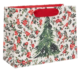 Christmas Woodland Medium Landscape Gift Bag