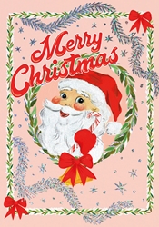 Retro Santa Greeting Card