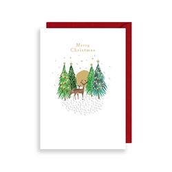 Christmas Deer Greeting Card