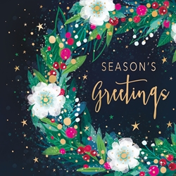 Seasons Greetings Wreath Boxed Cards