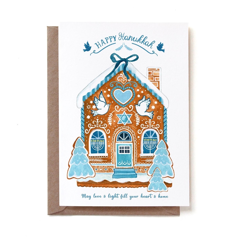 Hanukkah Home Greeting Card