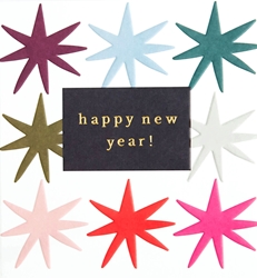 New Year Stars Greeting Card