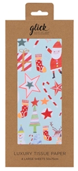 Christmas Icons Tissue Paper