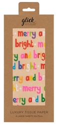 Merry and Bright Tissue Paper