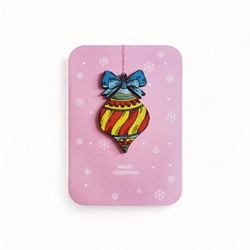 Bauble Ornament Greeting Card