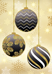 Three Ornaments Greeting Card